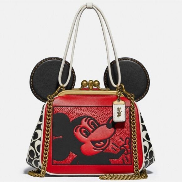 RETAIL Coach Mickey Signature C Kisslock Bag - Picture 2 of 13